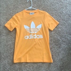 yellow adidas shirt